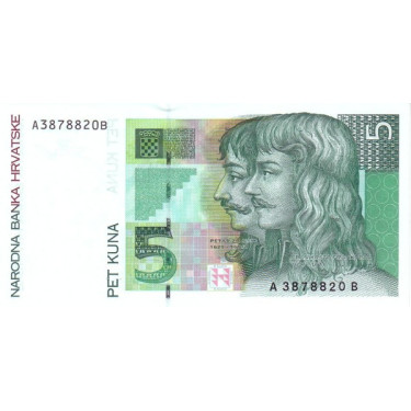 Croatia 5 Kuna 1993 P28