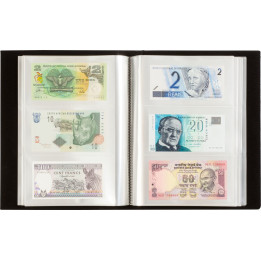 Banknote album for 300 Banknotes Black 345089