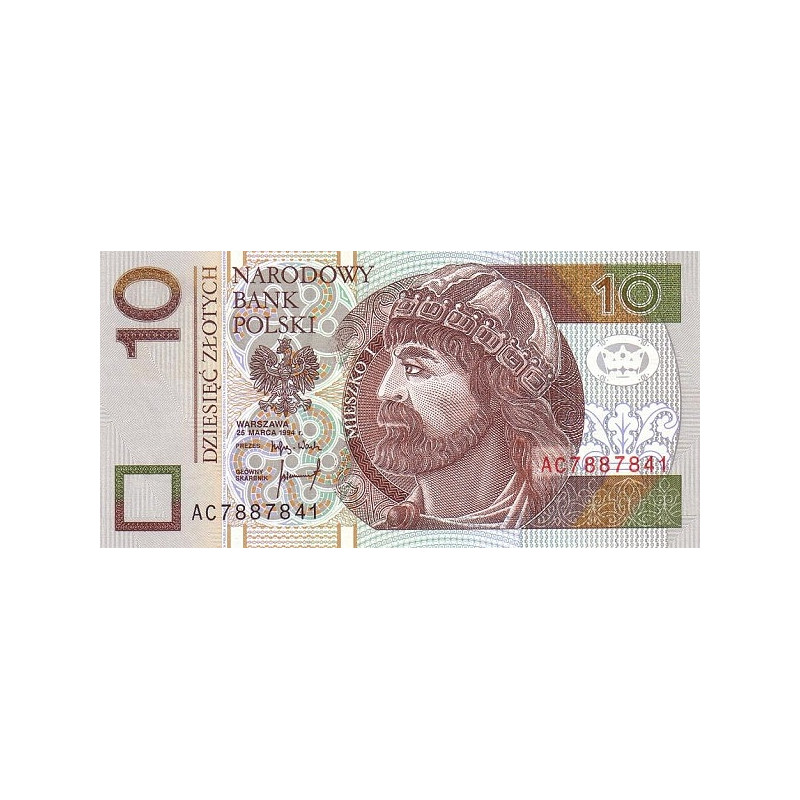 Polen 10 Zlotych 1994 P173
