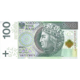 Poland 100 Zlotych 2012 P186a