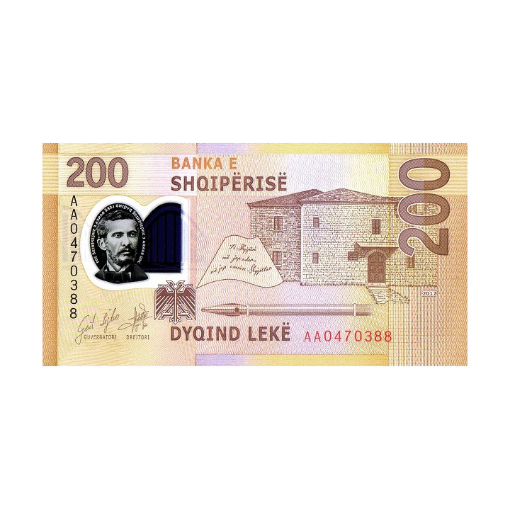 Albania 200 Leke 2017 P-new