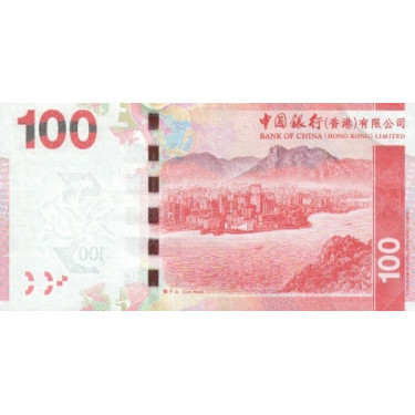Hong Kong 100 Dollars 2010 BOC P343