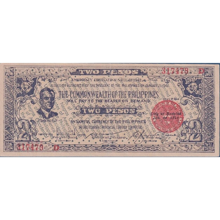 Filippinerna 2 Pesos 1942 PS-647A