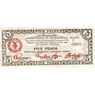 Philippines 5 Pesos 1944 PS-517b