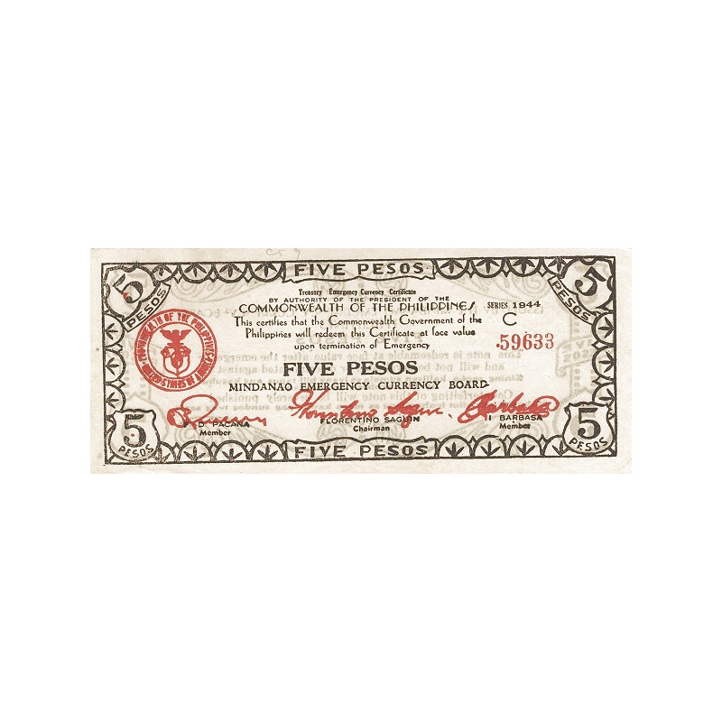 Philippines 5 Pesos 1944 PS-517b