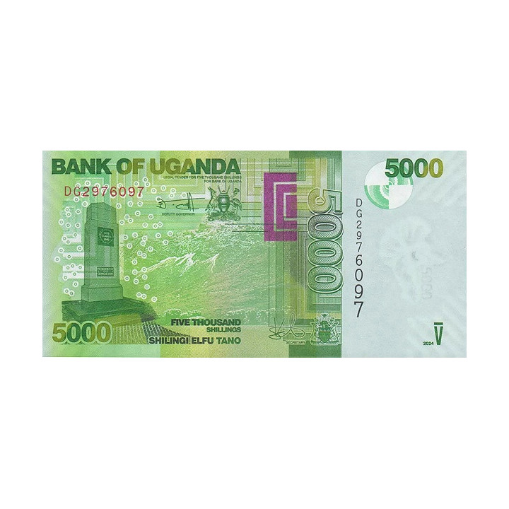 Uganda 5000 Shillings 2024 P51