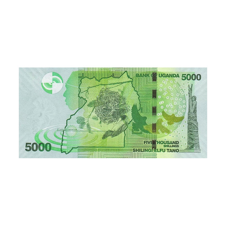 Uganda 5000 Shillings 2024 P51