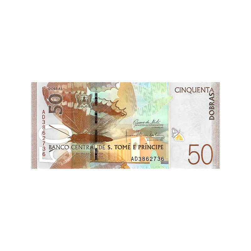 Sao Tome e Principe 50 Dobras 2024 P73b