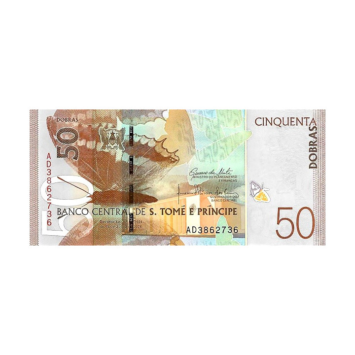 Sao Tome e Principe 50 Dobras 2024 P73b