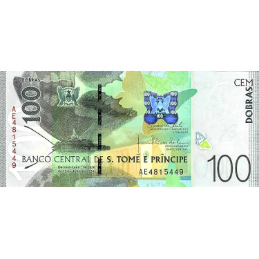 Sao Tome e Principe 100 Dobras 2024 P74b