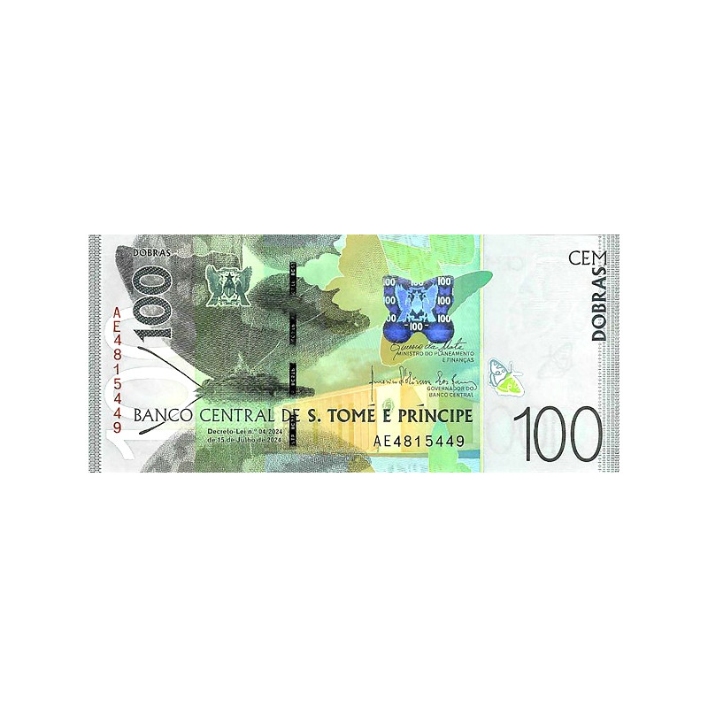 Sao Tome e Principe 100 Dobras 2024 P74b