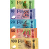 Fiji Dollars 2025 set polymer matching serial numbers