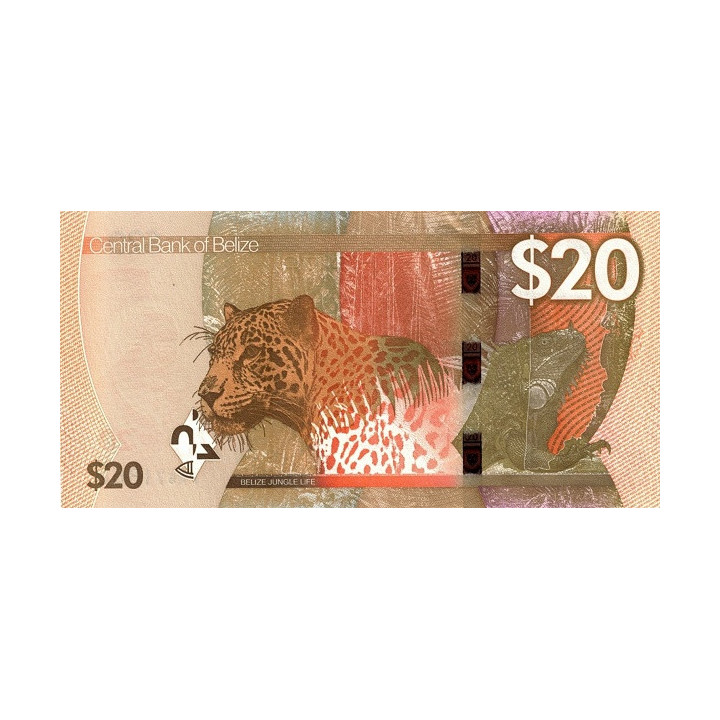 Belize 20 Dollars 2025 P76