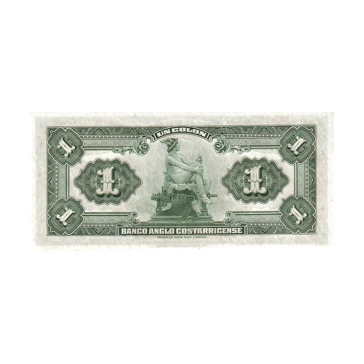 Costa Rica 1 Colon 1917 PS121