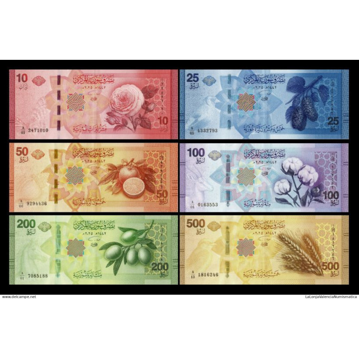 Syrien Pounds set 2025