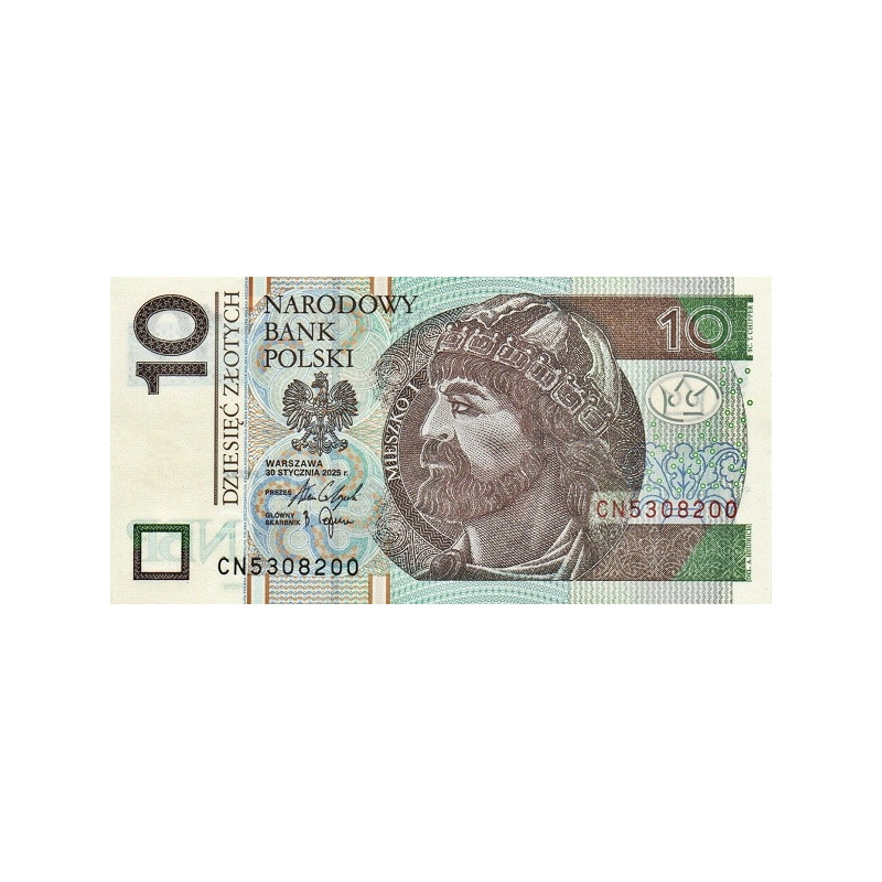 Polen 10 Zlotych 2025 P183c