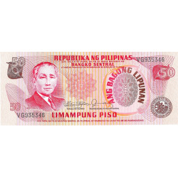 Filippinerna 50 Piso 1978 P163c