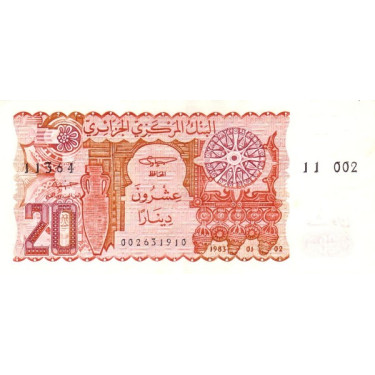 Algeriet 20 Dinars 1983 P133a2