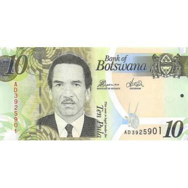 Botswana 10 Pula 2014 P30d