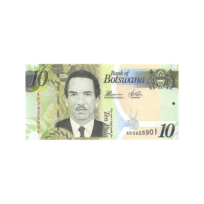 Botswana 10 Pula 2014 P30d