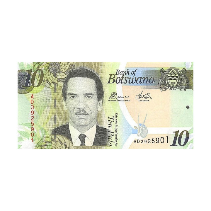 Botswana 10 Pula 2014 P30d