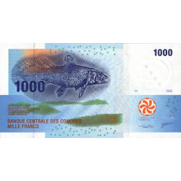 Komorerna 1000 Francs 2020 P16c