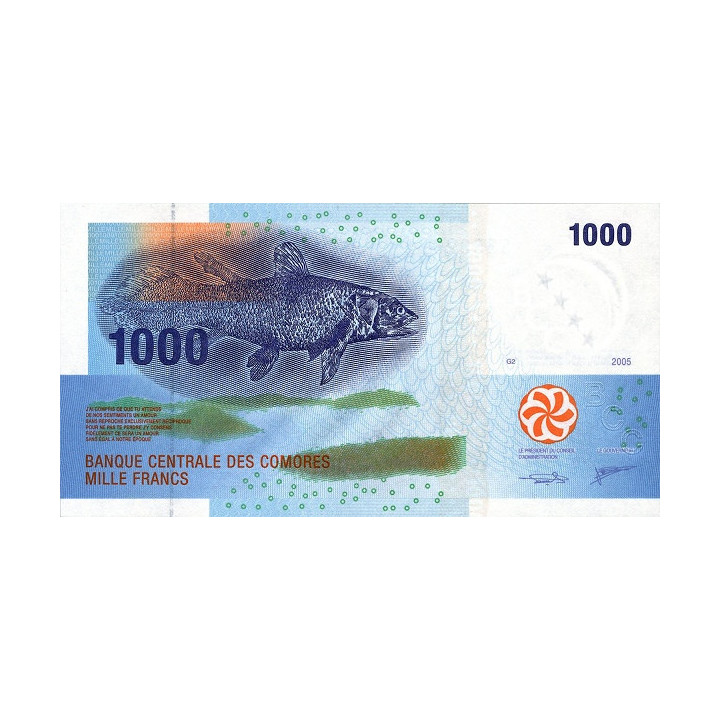 Comoros 1000 Francs 2020 P16c