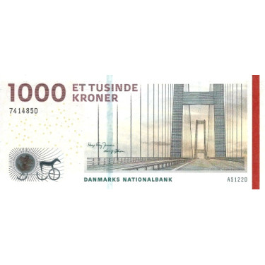 Denmark 1000 Kroner 2012 P69