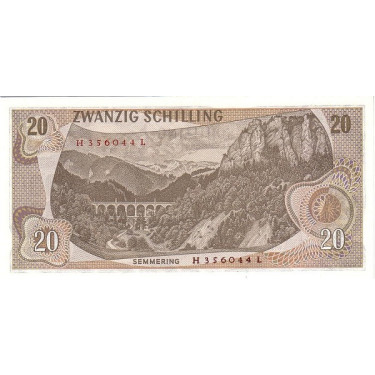 Austria 20 Schilling 1967 P142a1 aUNC
