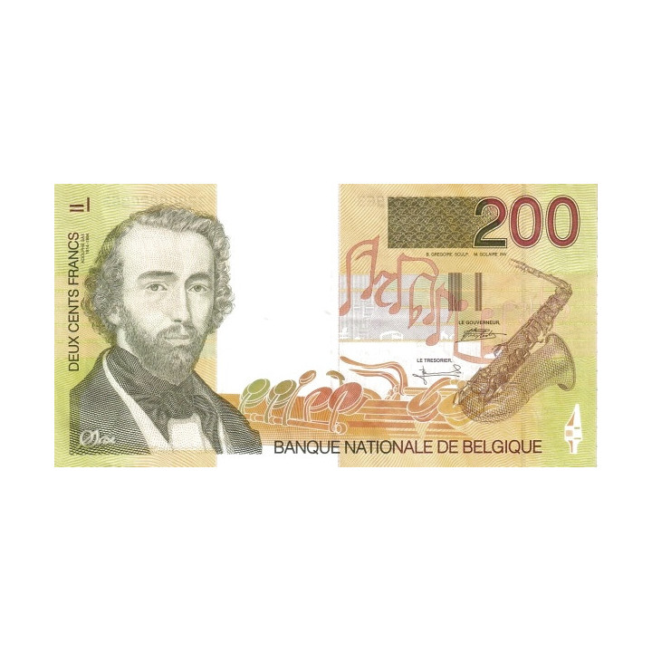 Belgium 200 Francs ND 1995 P148