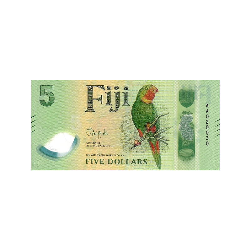 Fiji 5 Dollars 2026 P125