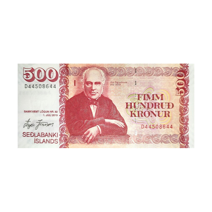 Island 500 Kronur 2019 (2025) P58