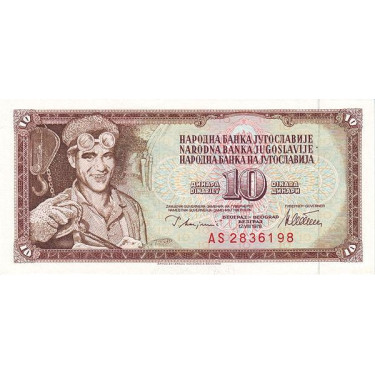 Jugoslavien 10 Dinara 1978 P87a