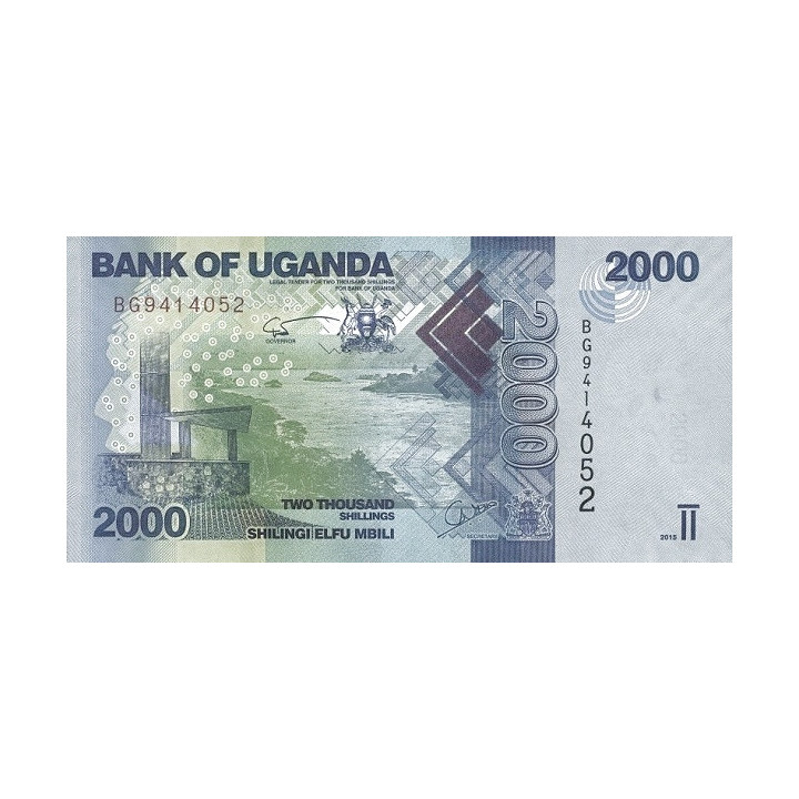 Uganda 2000 Shillings 2015 P-50c