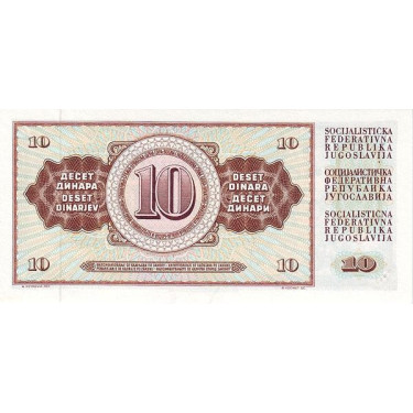 Jugoslavien 10 Dinara 1978 P87a