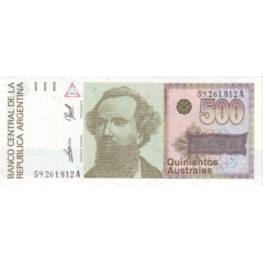 Argentina 500 Australes 1990 P328b