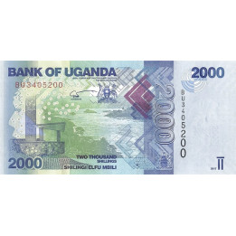 Uganda 2000 Shillings 2017 P-50d
