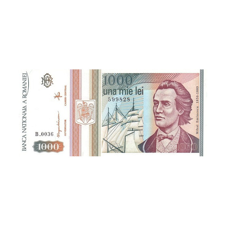 Romania 1000 Lei 1993 P102