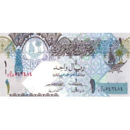Qatar 1 Riyal 2015 P28b