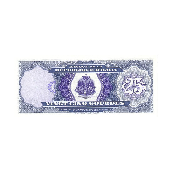 Haiti 25 Gourdes 1993 P262