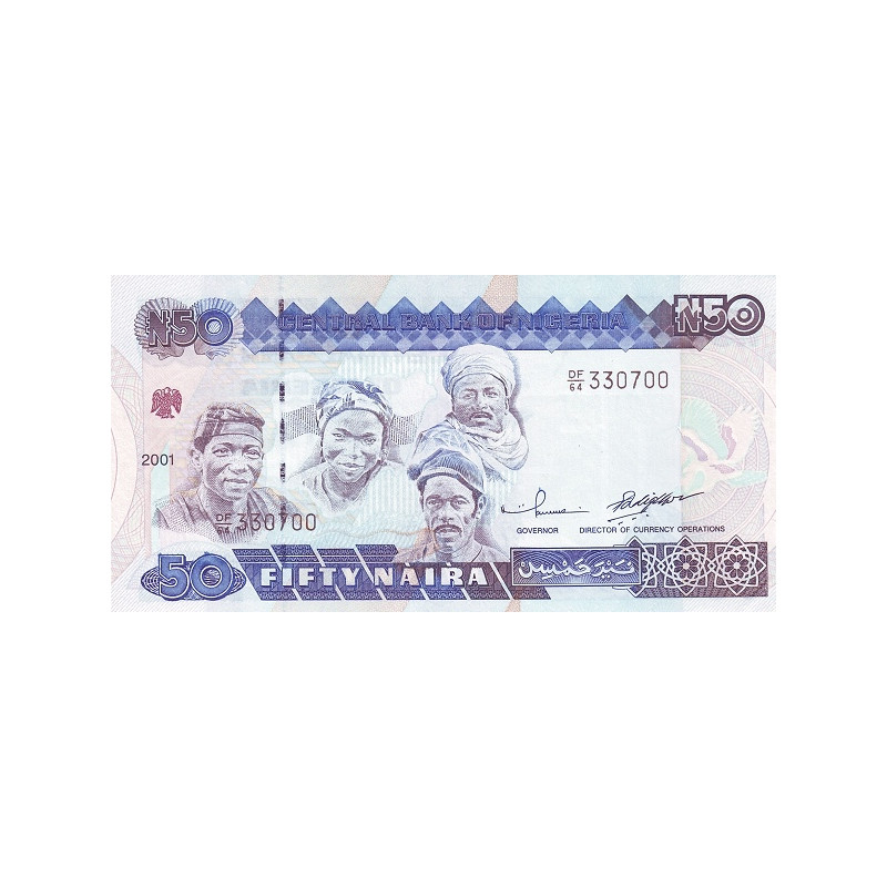 Nigeria 50 Naira 2001 P27