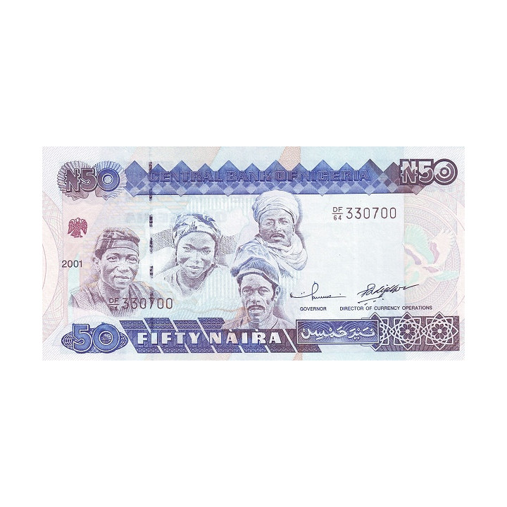 Nigeria 50 Naira 2001 P27