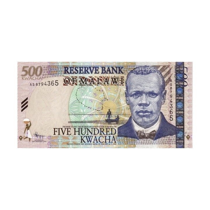 Malawi 500 Kwacha 2011 P56b