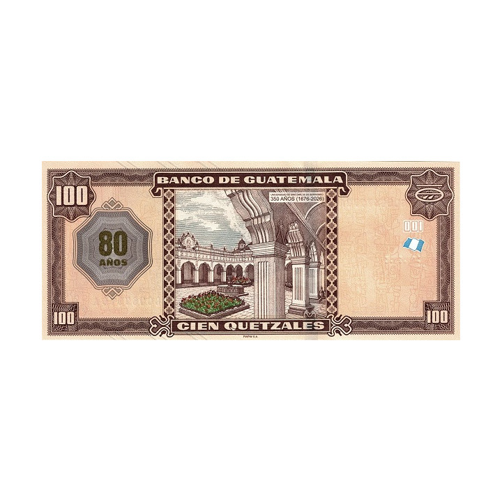 Guatemala 100 Quetzales 2025 P130