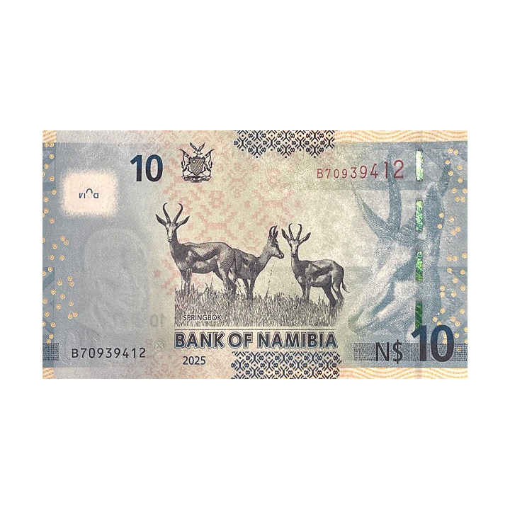 Namibia 10 Dollars 2025 P16c