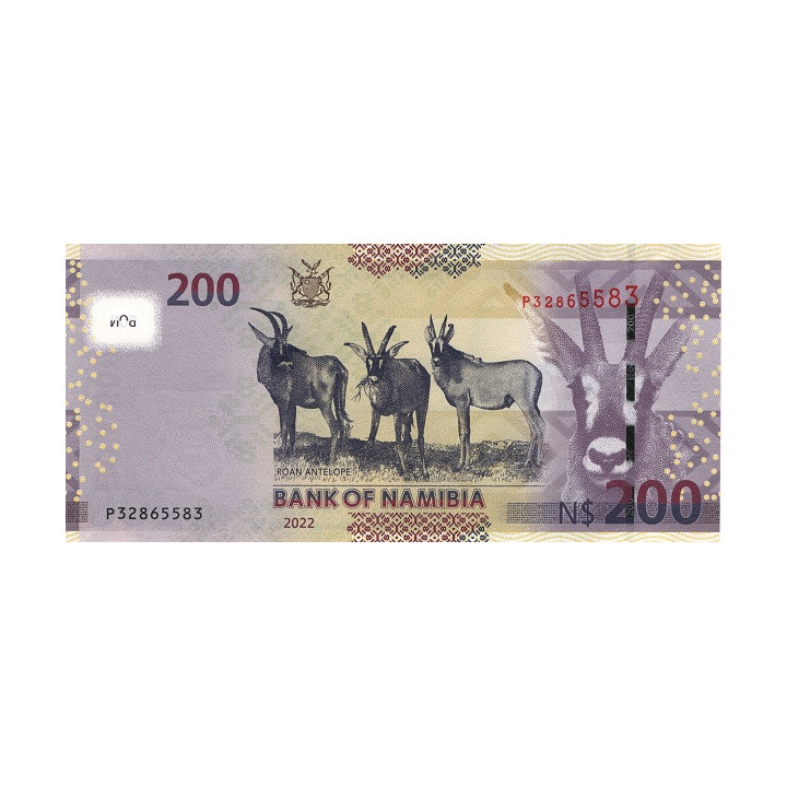 Namibia 200 Dollars 2022 P15d
