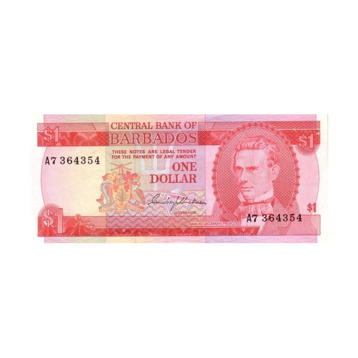 Barbados 1 Dollar 1973 P29