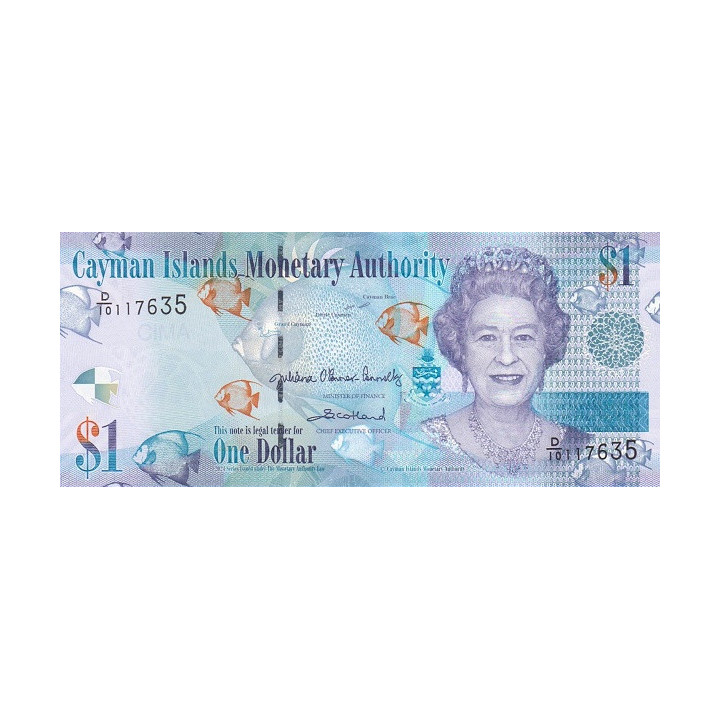 Cayman Island 1 Dollars 2024 P38