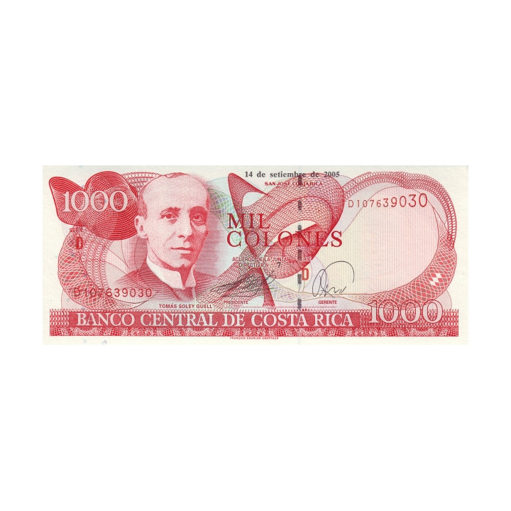 Costa Rica 1000 Colones 2005 P264f
