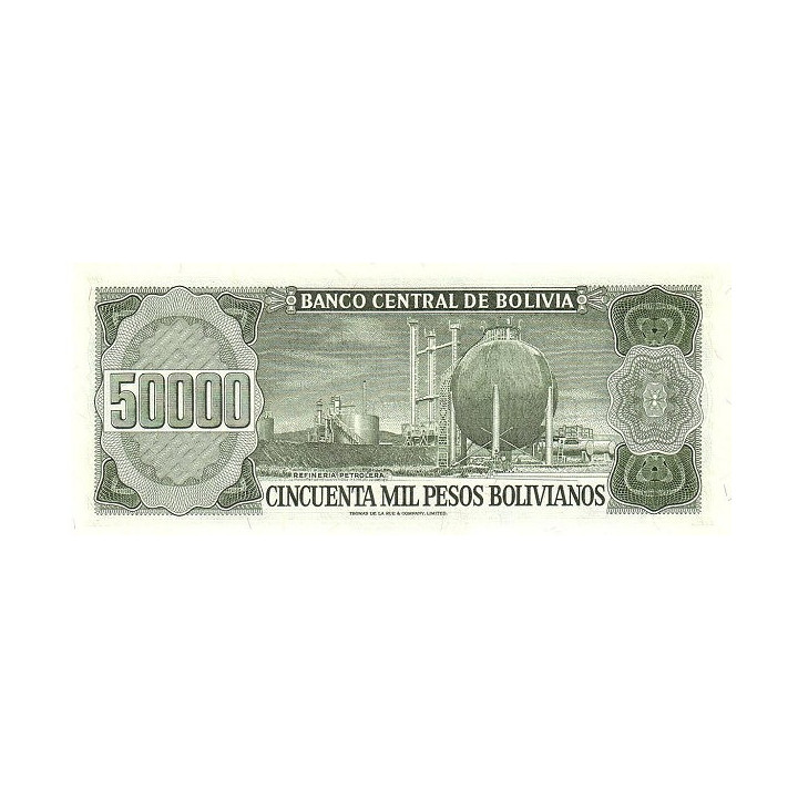Bolivia 50000 Pesos 1984 P170a2